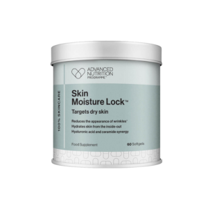 Unlock youthful skin with our patent pending hyaluronic acid with ceramides Skin Moisture Lock supplement.