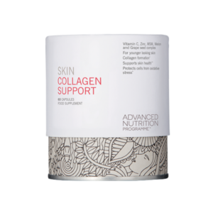 Skin Collagen Support is packed with Vitamin A to contribute to the maintenance of healthy skin and also Vitamin C to aid in collagen formation.