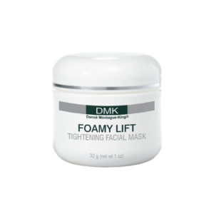 This Foamy Lift Mask supports optimal skin function between DMK treatments and works to purify, strengthen, brighten, and tone the skin.