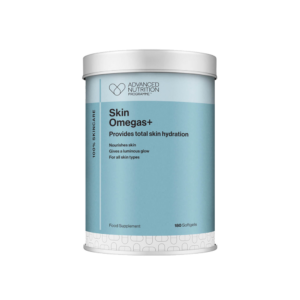 Skin Omegas food supplement, skin hydration capsules