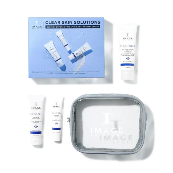 IMAGE Clear Skin Solutions, Blemish Defense Trio, Clear Cell Image Skincare